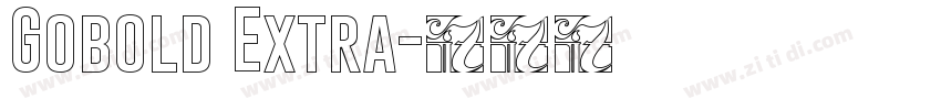 Gobold Extra字体转换